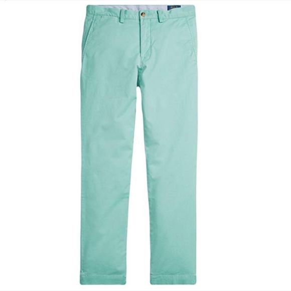 Polo, Ralph Lauren Slim Fit Turquoise Pants